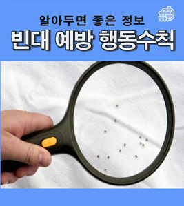 알아두면 좋은 정보 - 빈대 예방 행동수칙