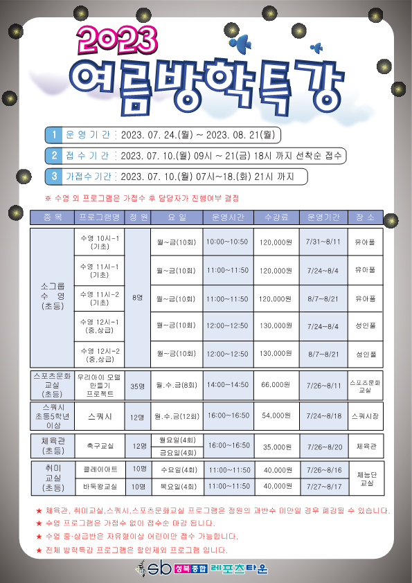 2023 여름방학특강 데이터